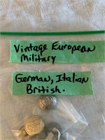 European Military Buttons