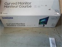 32in Samsung curved monitor has bubbles / defects