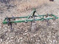 8' 3 point hitch cultivator, set for rows