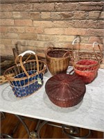 Collection 5 Wicker Baskets