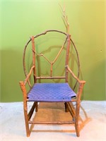 Adirondack Style Bentwood Willow Arm Chair