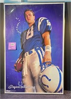 Autographed Peyton Manning Poster