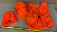 Orange Hats & vest