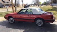 1984 Ford Mustang convertible v6 3.6L 54500mi