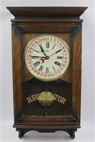Vintage Elgin 31-Day Regulator Clock w/ Key