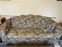 Floral Couch 7' 6" Long x 36" Deep x 26" High
