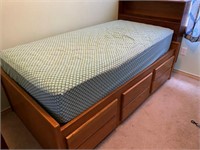 Twin Bed, Includes Headboard & Mattress