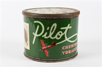 PILOT CHEWING TOBACCO CUT OFF CANISTER