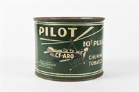 PILOT CF-ARO 10 CENT PLUG CHEWING TOBACCO CANISTER