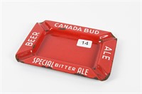 CANADA BUD SPECIAL BITTER ALE & BEER PORC. ASHTRAY
