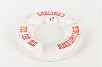 CARLING OLD TAVERN LAGER GLASS ASHTRAY