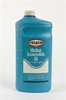 TEXACO MIXFAST SNOWMOBILE OIL IMP. QT. CONTAINER