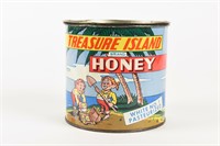 TREASURE ISLAND HONEY 4 POUNDS CAN / LID