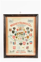 MASSEY-HARRIS GLOBE PAPER ADVERTISING FROM 1900