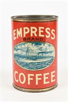 EMPRESS COFFEE ONE LB. CAN