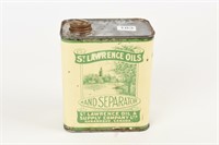 ST. LAWRENCE OILS HAND SEPARATOR QUART CAN