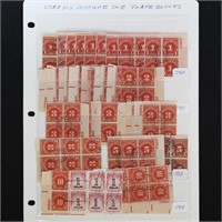 US Stamps Postage Dues Plate Blocks on page