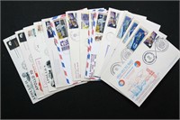 US Stamps 70+ Apollo Flight Space Covers incl Apol