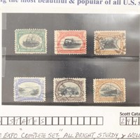 US Stamp #294-299 Used Pan-Americans CV $119