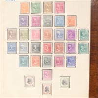 US Stamp #803-834 Mint NH/LH Prexies - $5 is LH an