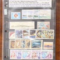French Polynesia Stamps 1965-2011 Mint NH CV $332
