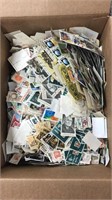 US Stamps Used Off-Paper in Medium Flat Rate