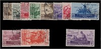 Italy Stamps #331-341 Used CV $258