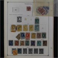 Venezuela Stamp Collection on Pages