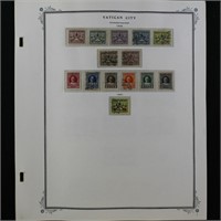 Vatican CIty Stamp Collection 1929-70