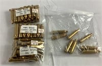 A lot of 22–250 Cal brass for reload