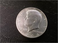 1964 SILVER KENNEDY HALF DOLLAR