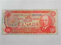 1975 Bank of Canada Mountie $50 Bill
