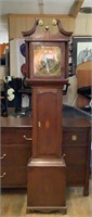 Antique 86 inch grandfather clock ornate