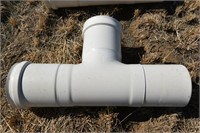 10" Plastic Gated Pipe T