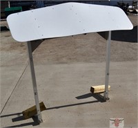 Wind Deflector for Pickup when pulling Trailer,