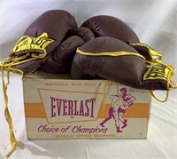 Two pair unused 1960s Everlast boxing gloves