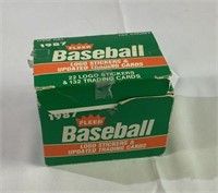 1987 fleer baseball card pack
