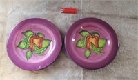 2 purple Plates