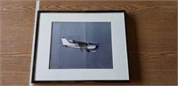 Framed Airplane Photo