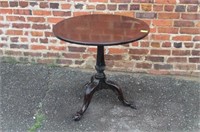 Antique Mahg. Tilt Top Table