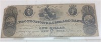 1825 PROTECTION & LOMBARD BANK NOTE