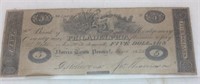 1825 BANK OF MONTGOMERY BANK SCRIPT $5