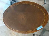 Vintage oval shaped coffee table