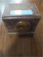 Vintage small brown radio