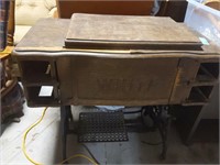 Vintage White brand pedal sewing machine