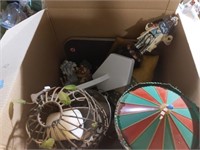 Box of miscellaneous decorations