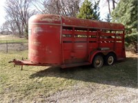 Livestock trailer ready go 1981 Show-me