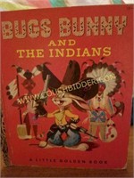 Golden Book Bugs Bunny and The Indians