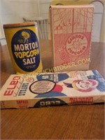 Morton Salt / Circus Popcorn / Elbow Straws