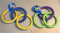 2 JW rubber chew toys, new